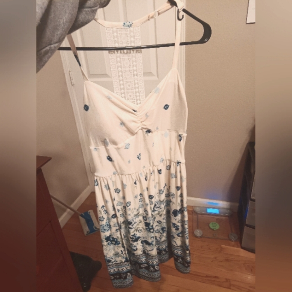 A blue no boundaries dress